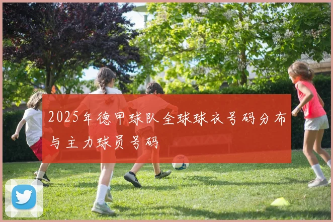 2025年德甲球队全球球衣号码分布与主力球员号码